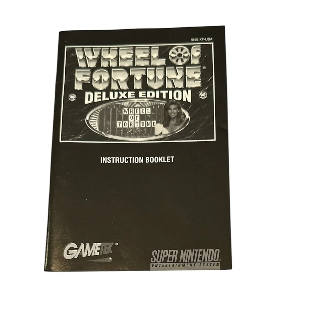 Wheel of Fortune deluxe edition for super Nintendo